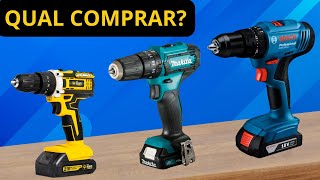 Qual Parafusadeira/Furadeira Comprar? Bosch, Makita ou The Black Tools – Veja Qual Vale Mais a Pena!