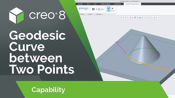 Geodesic Curve between Two Points | Creo 8