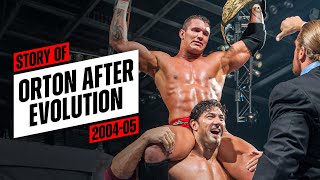 Story of Randy Orton after Evolution (2004-05)