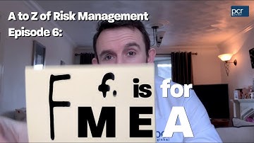 Health & Safety A-Z | F is for FMEA (Failure Modes and Effects Analysis)