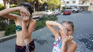 Cousin Water And Gymnastics Fun