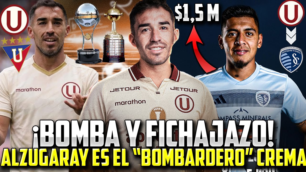 ¡BOMBAZO! LISANDRO ALZUGARAY ES EL DELANTERO DE UNIVERSITARIO | LA U CONSIGUE UN FICHAJAZO | INGA🔥💣
