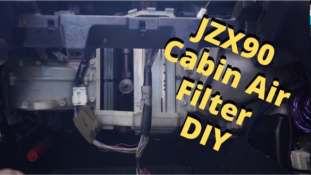 JZX90 Cabin Air Filter DIY YouTube
