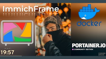 ImmichFrame mit Docker & Portainer installieren – Einfache Anleitung mit Stack bzw. Compose (2025)