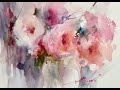 Watercolor/Aquarela -Demo - Roses