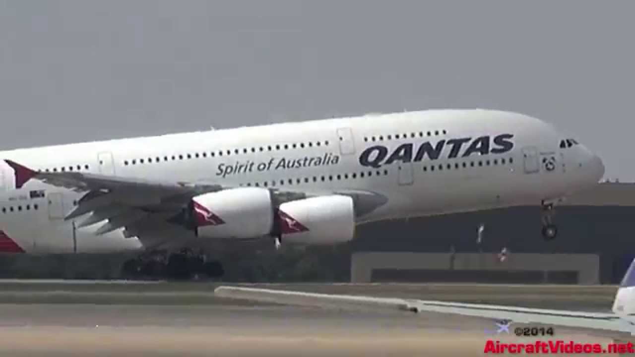 QANTAS "Inaugural A380 Arrival" A380-842 [VH-OQL]