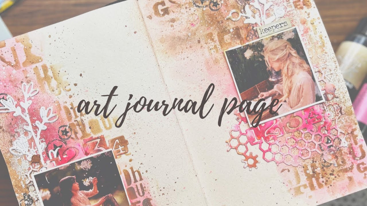 Art journal page : 