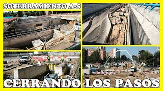 🚧 SOTERRAMIENTO A-5: AVANZAN LOS PASOS INFERIORES Y LA CONEXIÓN DE TÚNELES | 15 JUNIO 2026 🚧