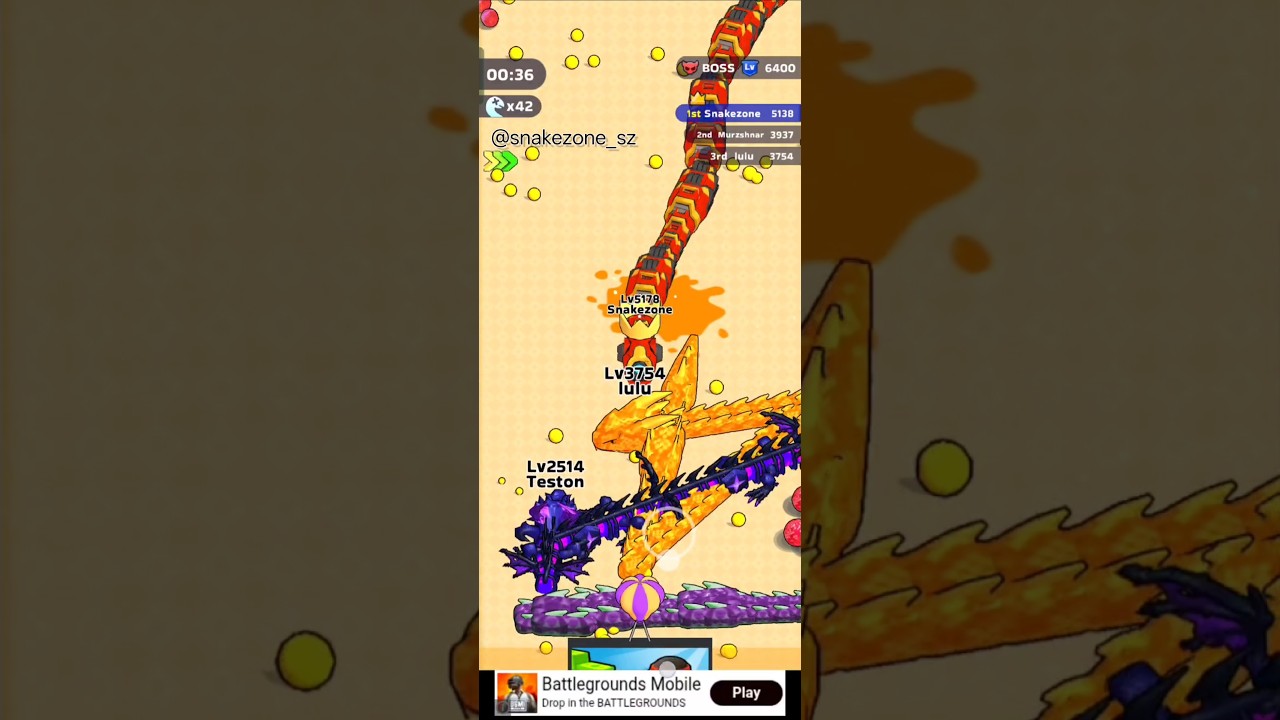 Red Snake Clash ⚡ Fastest Growing & Killer Moves