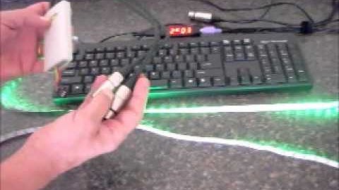 RibbonWizard DMX 512 to ws2812 LED STRIP CONTROLLER Video Three