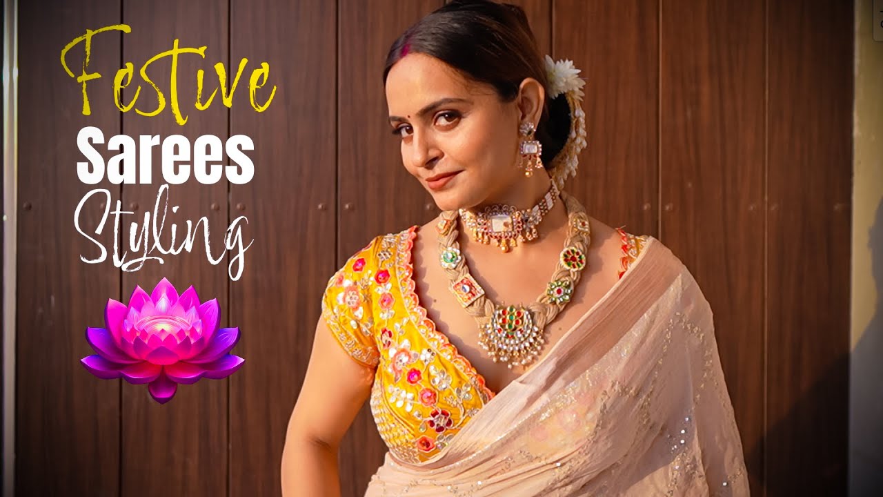Festive Sarees, Blouse & Jewellery Under Budget