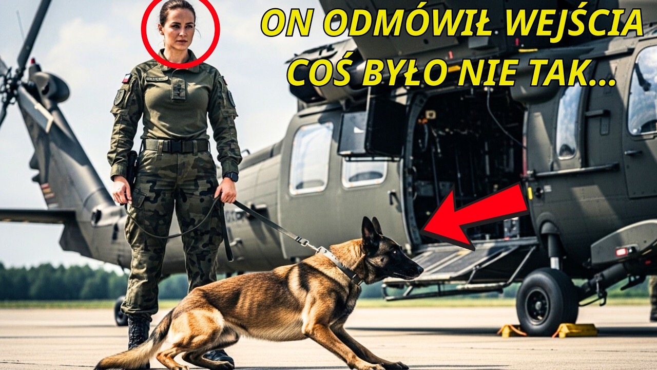 Pies K9 odmówił wejścia na rampę śmigłowca — i uratował wszystkich