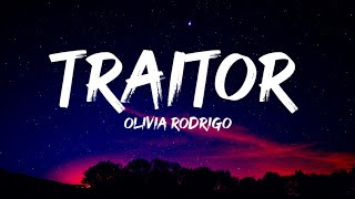 Olivia Rodrigo - traitor (Lyrics)