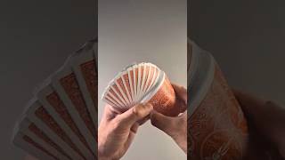 Bicycle Orange Rider Back Visual ASMR #cardistry #playingcards #asmr