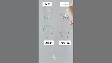 How to draw anime nose👃🏻different country drawing style Japan vs America #anime #draw #art