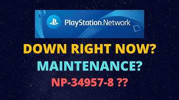Playstation Network Down | Playstation Network Currently Undergoing Maintenance | np-34957-8
