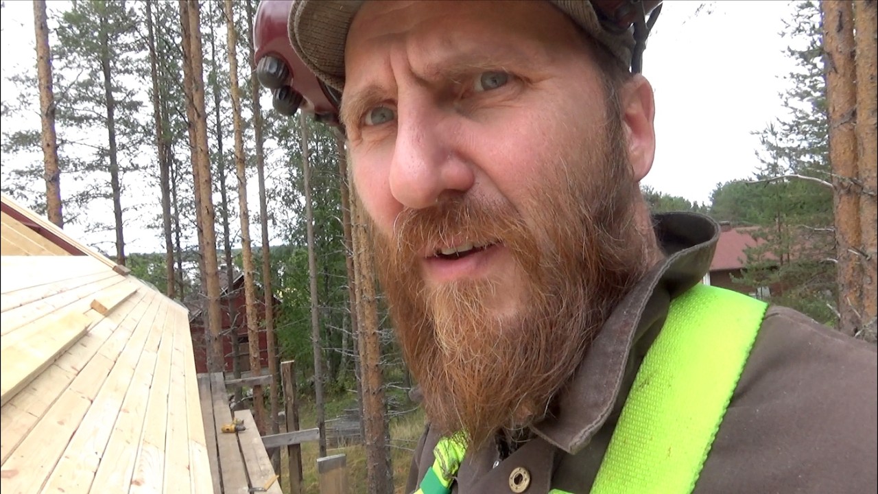 Kattolaudoitus autotalliin, TURVAVALJAAT PÄÄLLE!