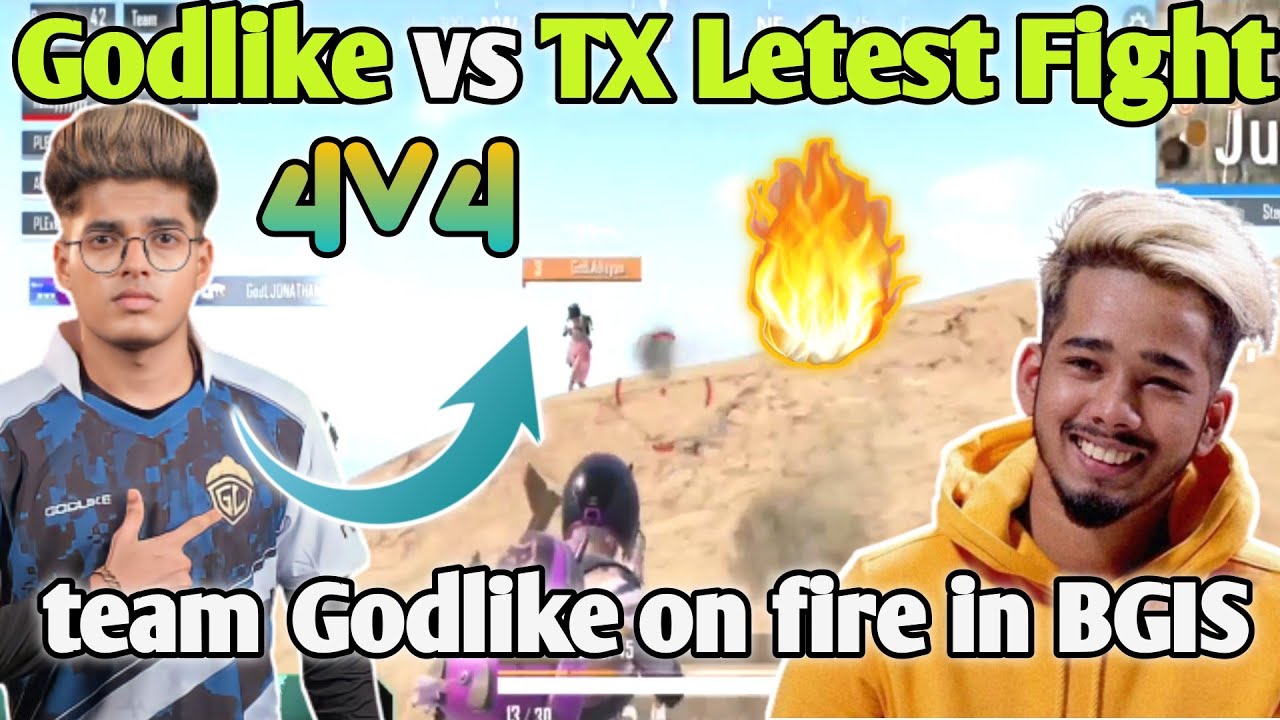 Godlike vs team TX Puri 4v4 in BGIS 🔥 GodL on Fire | Letest miramar ...