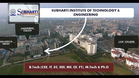 Campus Tour Subharti University, Meerut, Uttar Pradesh, INDIA