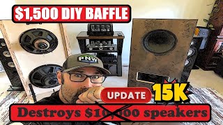 $1,500 DIY Baffle holding its own against $15K Hifi !?!? 🤯🤯 UPDATE -