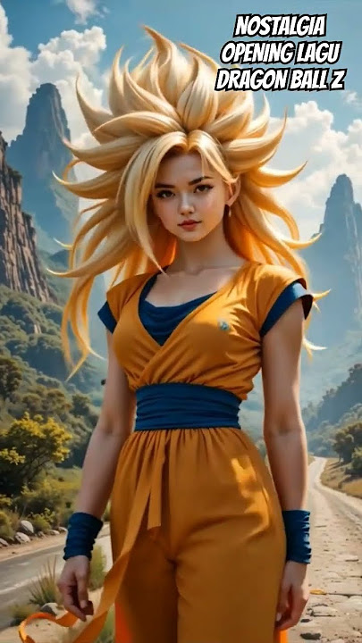 OPENING LAGU DRAGON BALL VERSI AI CEWEK #goku #dragonball #ai