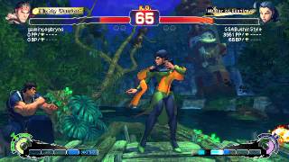 USF4 battle: Ryu vs Rose(me, SSABushinStyle)