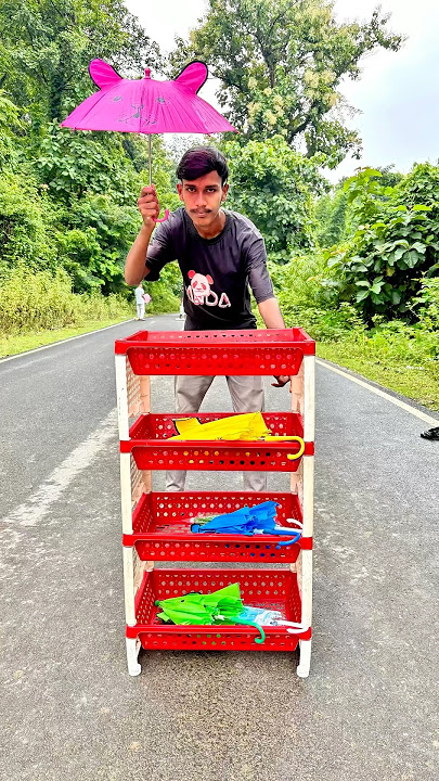 4-Layer Plastic Storage Rack Unboxing |Durable & Space-Saving Organizer for Home, Kitchen & Shop 🛒✨