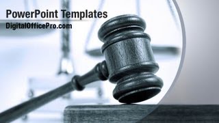 Legal Court PowerPoint Template Backgrounds - DigitalOfficePro #06434W