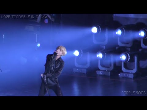 181123 BTS 방탄소년단 FAKE LOVE Japanese V 뷔 Focus (4K) @ LOVE YOURSELF IN OSAKA
