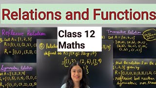 Relations and Functions Maths Class12 #maths #class12 #education