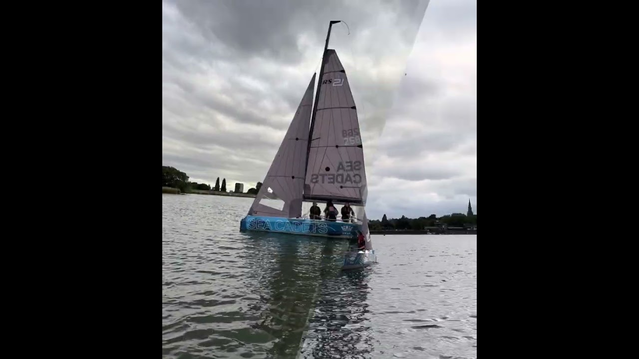 ⁣Isle of Dogs Sea Cadets go RS21 Sailing  #citysailing #sailing #boating