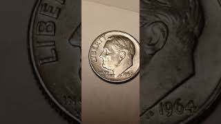 Rare&valuable 1964d roosevelt - error.dime
