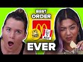 Aussies try each others favourite order