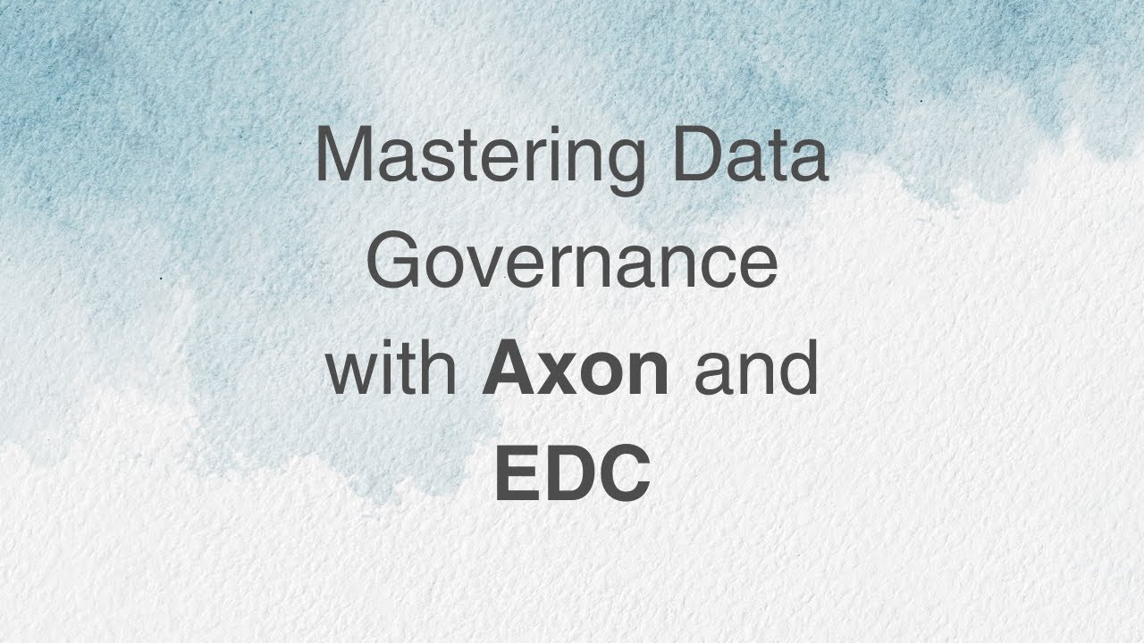 Day-01 | Introduction to Axon and EDC | What is Axon and EDC ?