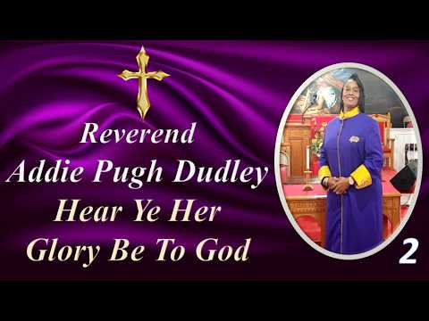 First New Hope Worship PART 2: Rev. Addie Dudley  ~ Augusta, Ga.