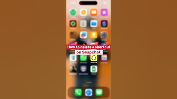 How to Delete a Shortcut on Snapchat #Snapchat #Shorts
