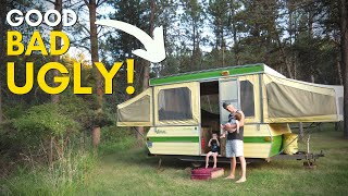 Pop Up Campers DO NOT SET UP FAST!…Plus 10 other surprising things we learned!