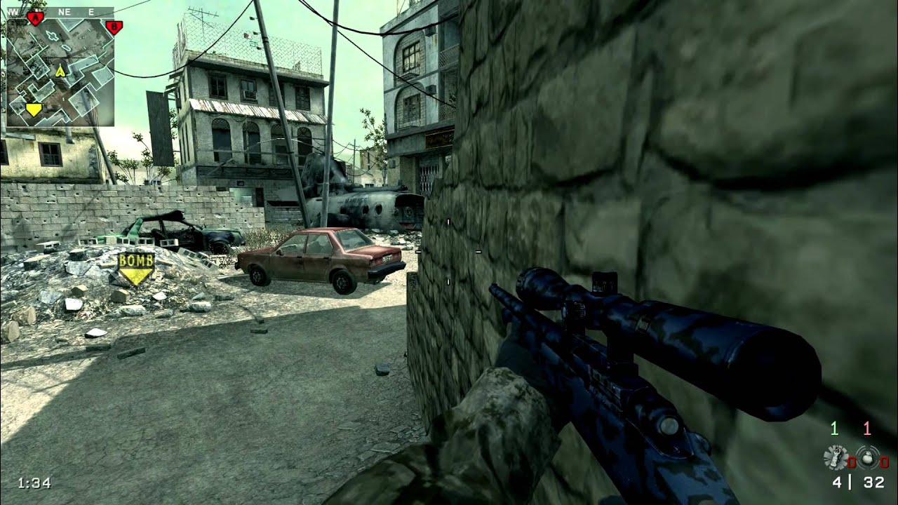 Promod Crash SnD | 1v1 Funtime | COD4 | DNBTEAM.net