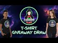T-SHIRT GIVEAWAY DRAW. Thanks to my AWESOME SUBSCRIBERS!😎👍