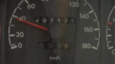 How to Fix A Broken ODOMETER [stuck] but Speedometer works