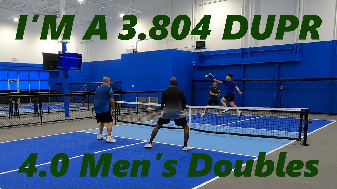 I'm a 3.840 DUPR Playing in a 4.0 Men's Doubles Tourney - Hamilton, NJ