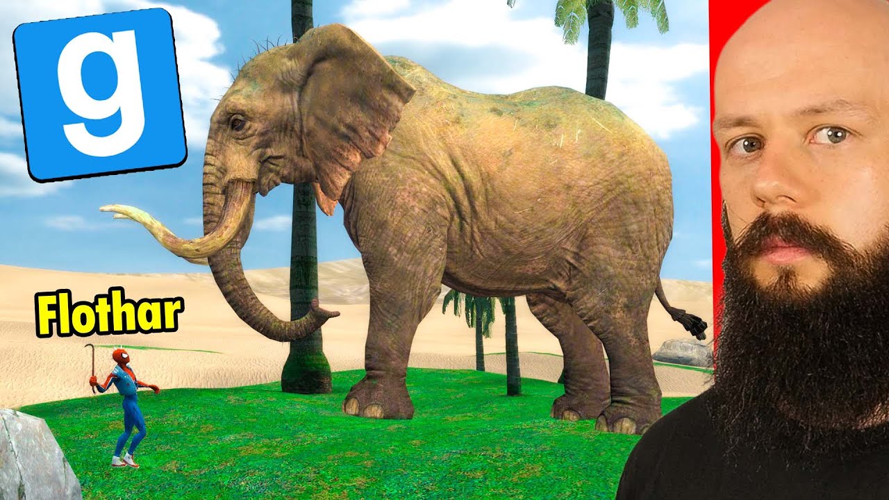 CO ROBI SŁOŃ NA PUSTYNI? - GARRYS MOD TESTERZY ARTEFAKTÓW