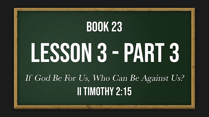 Les Feldick - 23-3-3 - Through the Bible Program #9603