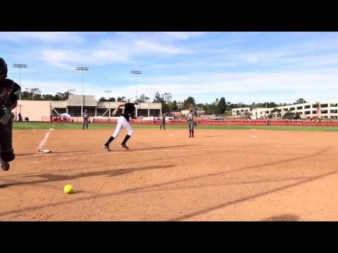 Carly Takes First- Hit By Pitch