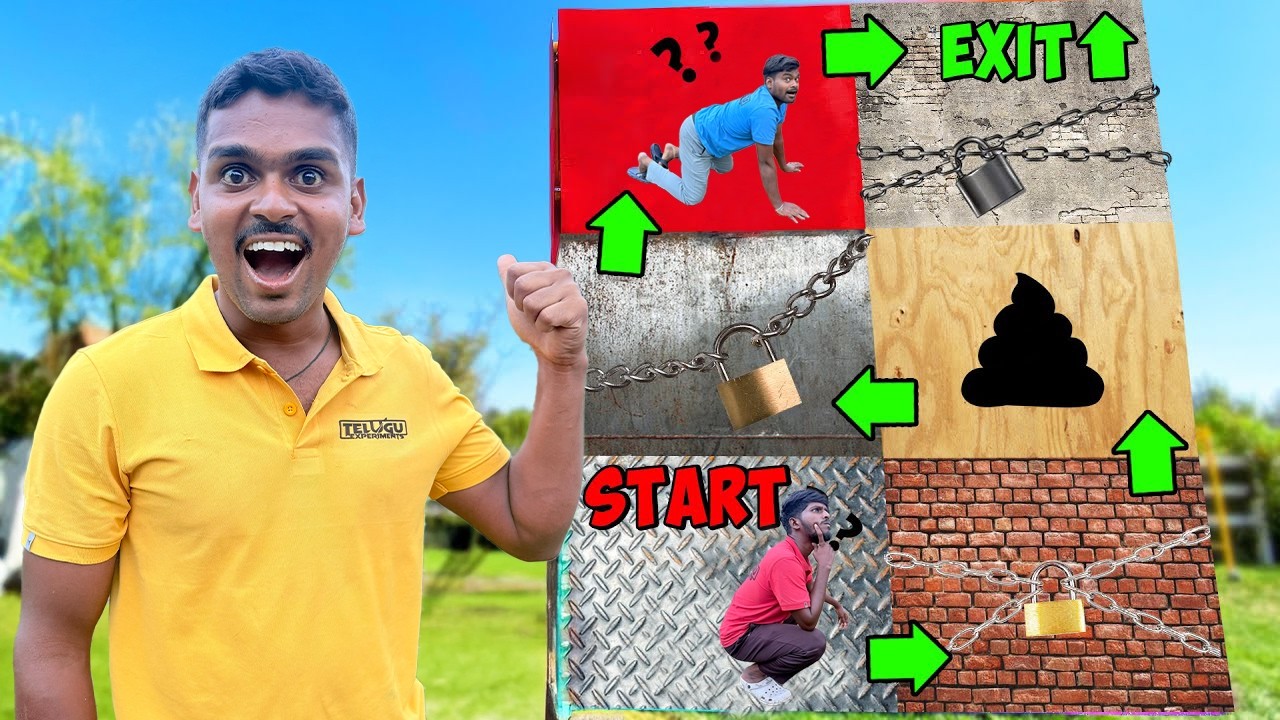 World's Hardest 5 Different Layers Tower Escaping - 30 Minutes 🔥🔥 Telugu Experiments