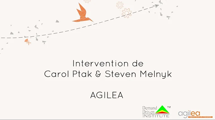 Carol Ptak & Steven Melnyk chez AGILEA