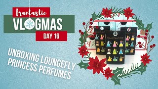 Unboxing Disney Loungefly Princess Perfume Pins | #VLOGMAS DAY 16