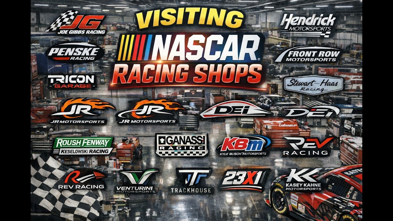 Exploring the NASCAR racing shops, teams, sites, and history! - YouTube
