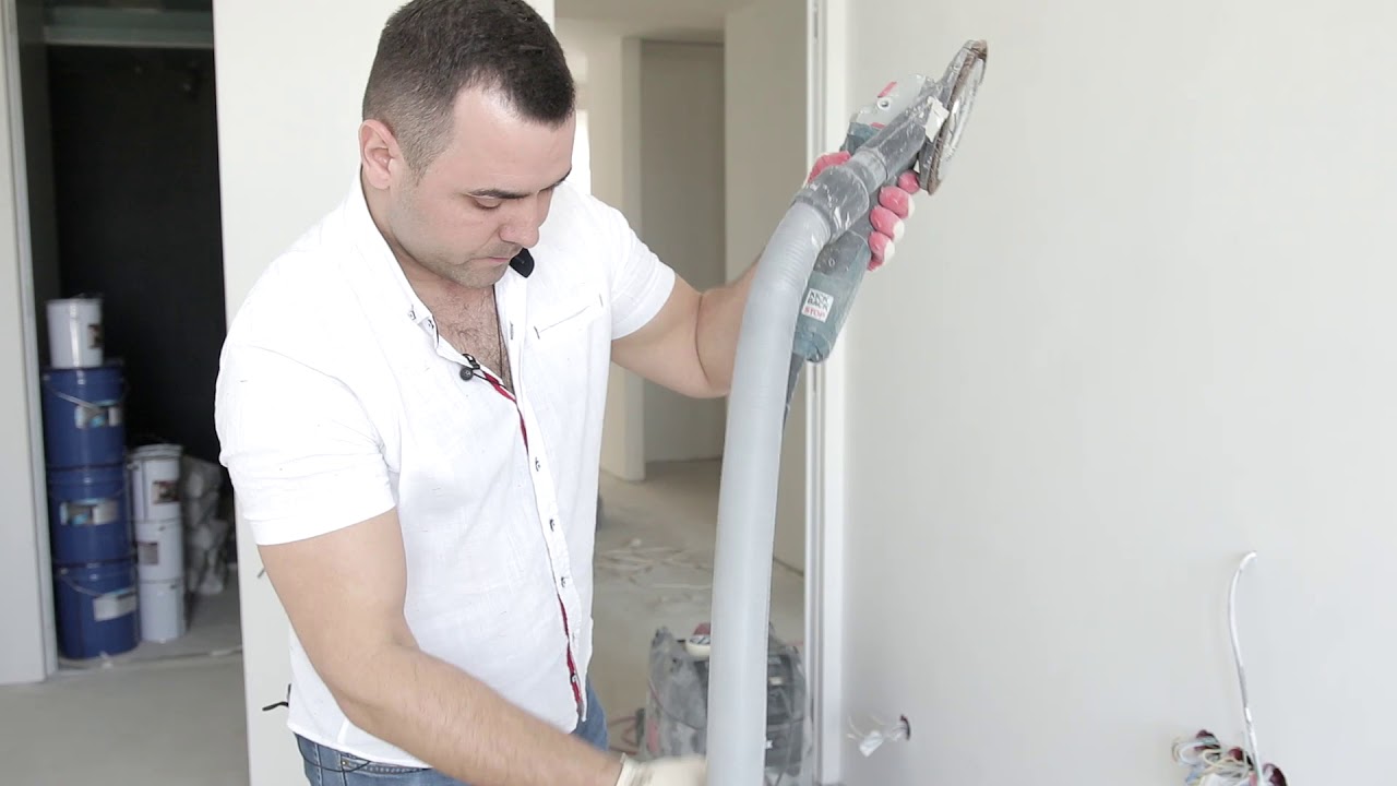 3. Урок - Подготовка поверхности для устройства наливного пола - YouTube