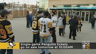 Penguins single-game tickets go on sale Wednesday